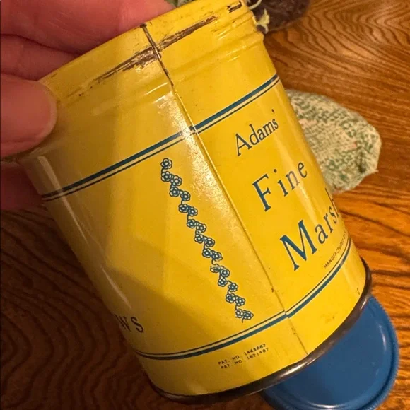 VTG Pop Out Snake in a Can “Adams' Fine Marshmallows” Tin Container & 30” Snake - Picture 6 of 9